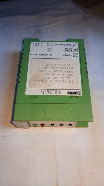 Phoenix Contact MCR-RTD/I-E 2808378 IN pt100 D Pt100/D/4/-300/400/c/3/L/E