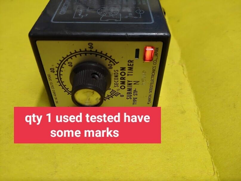 Omron Subminy Timer/Marine Store Spare - Time Delay Relay 115V AC Type STP-N - Image 8