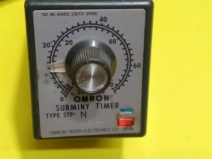 Omron Subminy Timer/Marine Store Spare - Time Delay Relay 115V AC Type STP-N