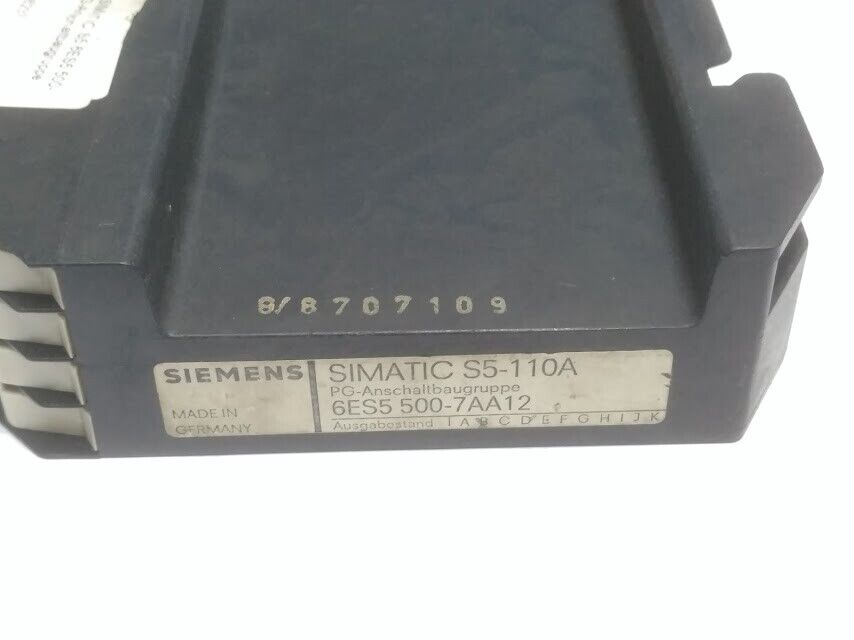 Siemens Simatic 6ES5 500-7AA12 S5-110A PG-Anschaltbaugruppe 6ES55007AA12 - Image 2