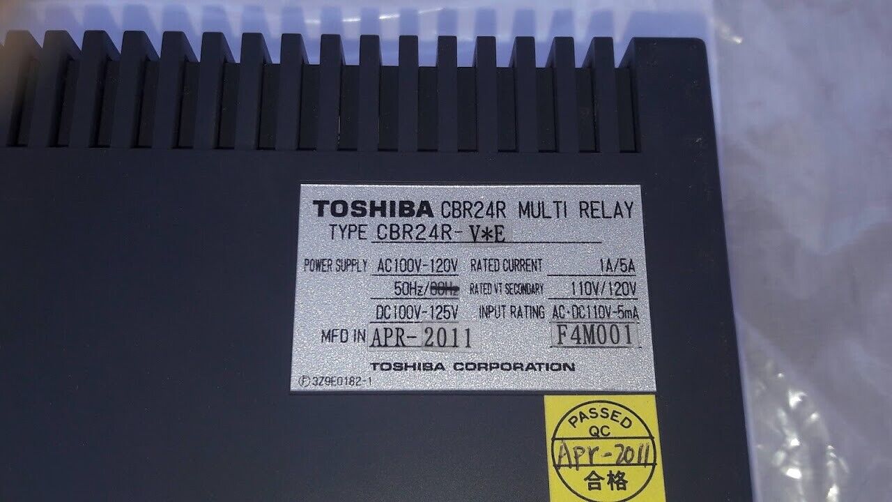 Toshiba Corporation CBR24R-V*E Multimode Relay CBR24R New - Image 3