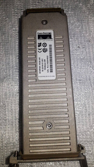 Cisco Genuine XENPAK-10GB-SR 10-2014-01 V01 10GBase-SR Optical Transceiver