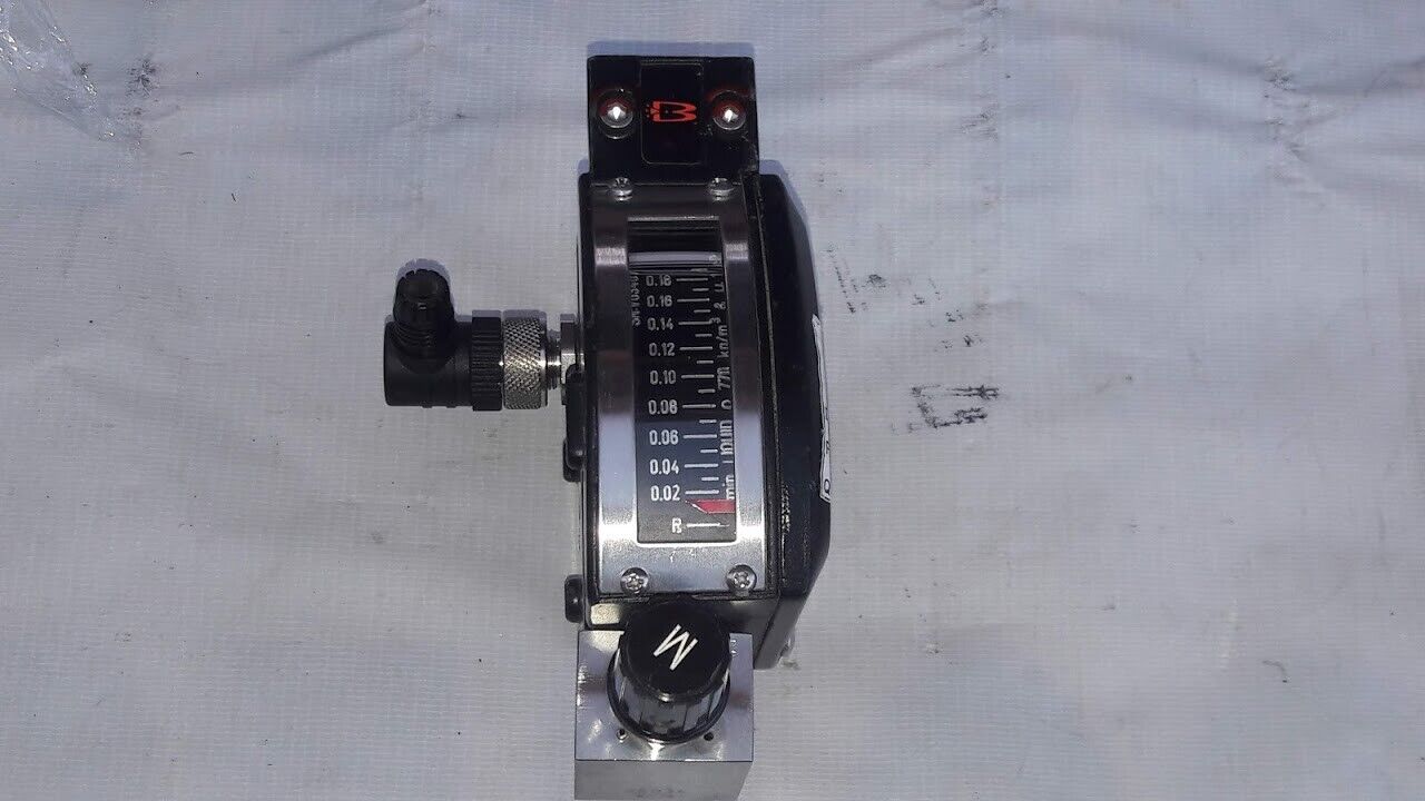 Brooks Instruments M/T 3750A Ar-Mite Low Flow Armored Flowmeter 3750 B3ECP1E1A - Image 2