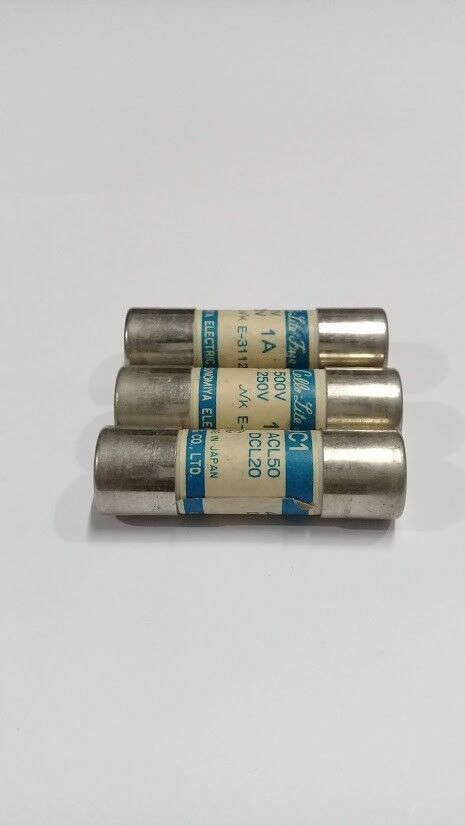 Utsunomiya Electric UC1 1A ACL50 DCL20 Cello-Lite Fuse UC1 Lot of 3 - Image 5