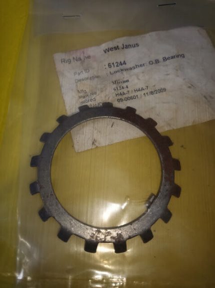 61244 O.B. Bearing lockwasher 6124-4 NOV/mission valves and seats New