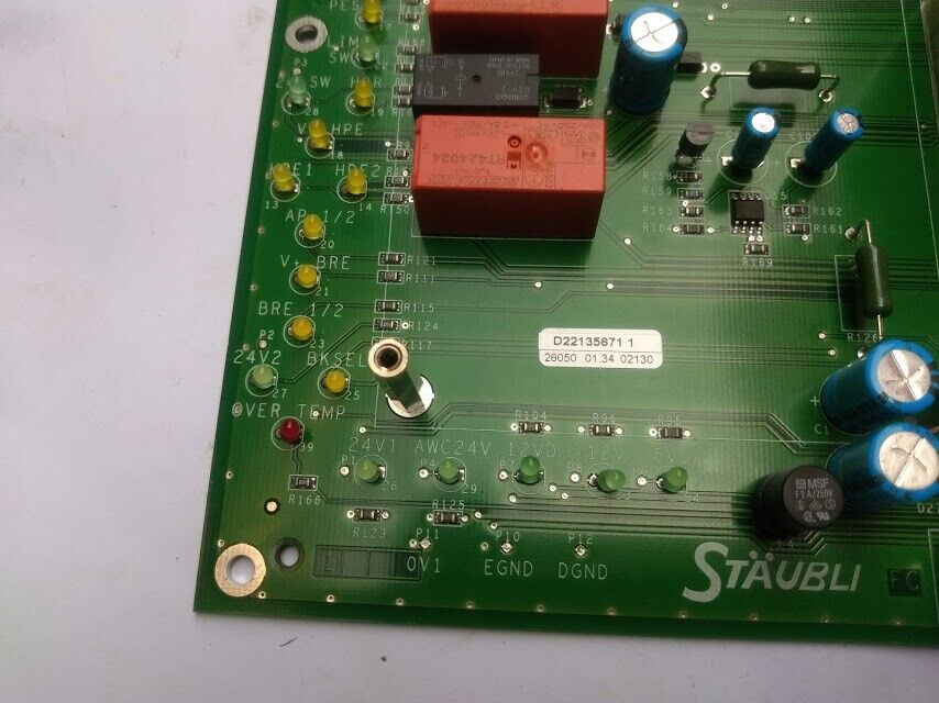 STAUBLI D22135671 1 Carte Interface CS7B/MB Robot Control Board D22135671 Vetter - Image 9
