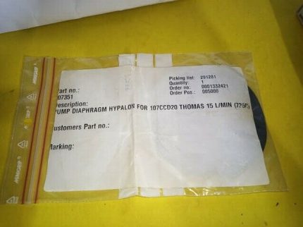 07351 pump diaphragm hypalon 107ccd20 thomas 15L/MIN 7350 New