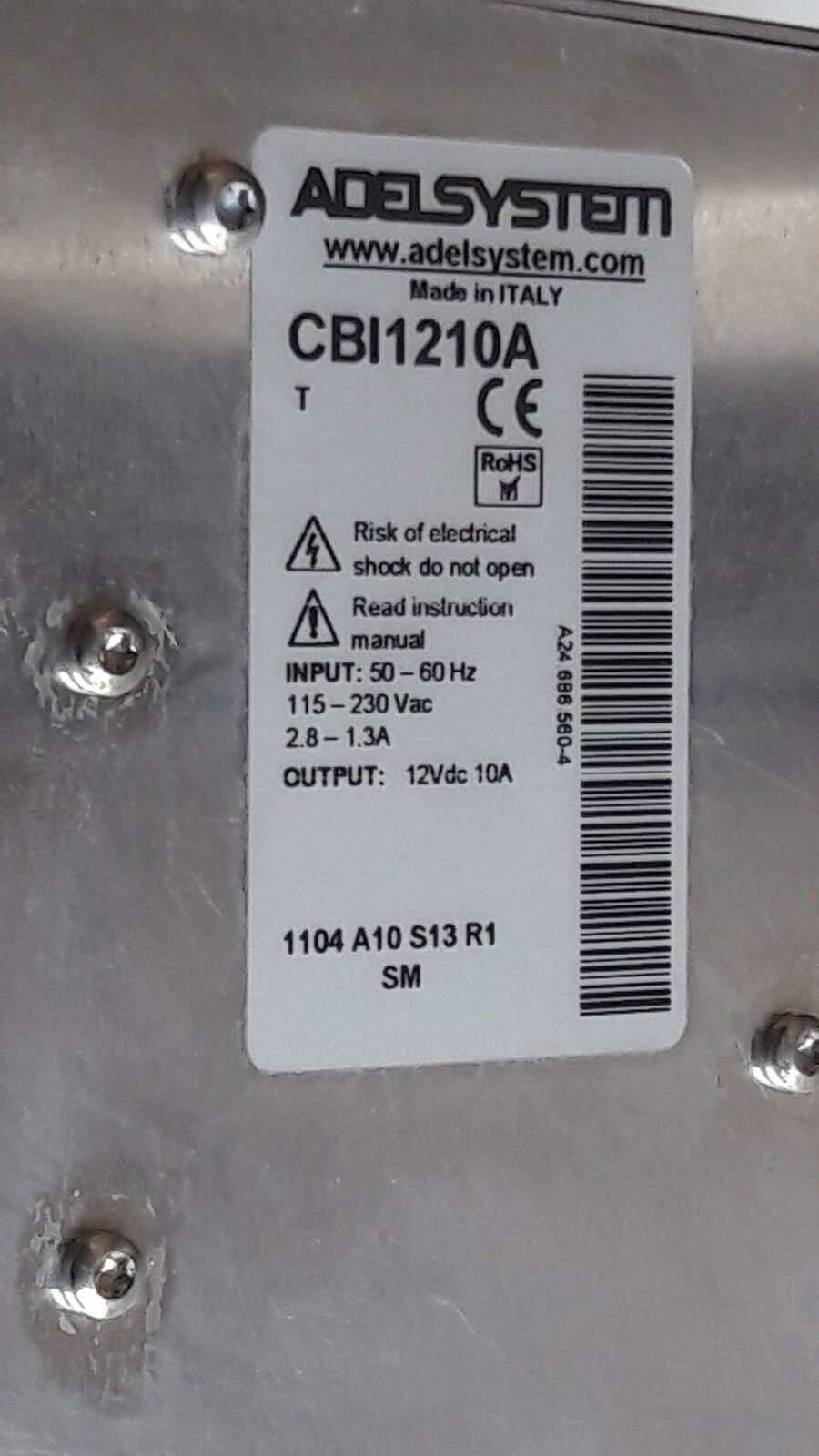 ADELSYSTEM CBI1210A POWER SUPPLY/UPS ALL IN ONE Altech Corp. - Image 4