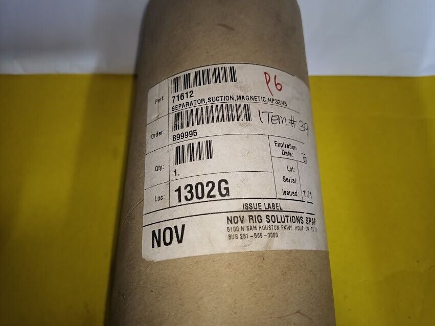 71612 separator,suction,magnetic HP32/45 SKB-2 Filter varco drilling New - Image 4