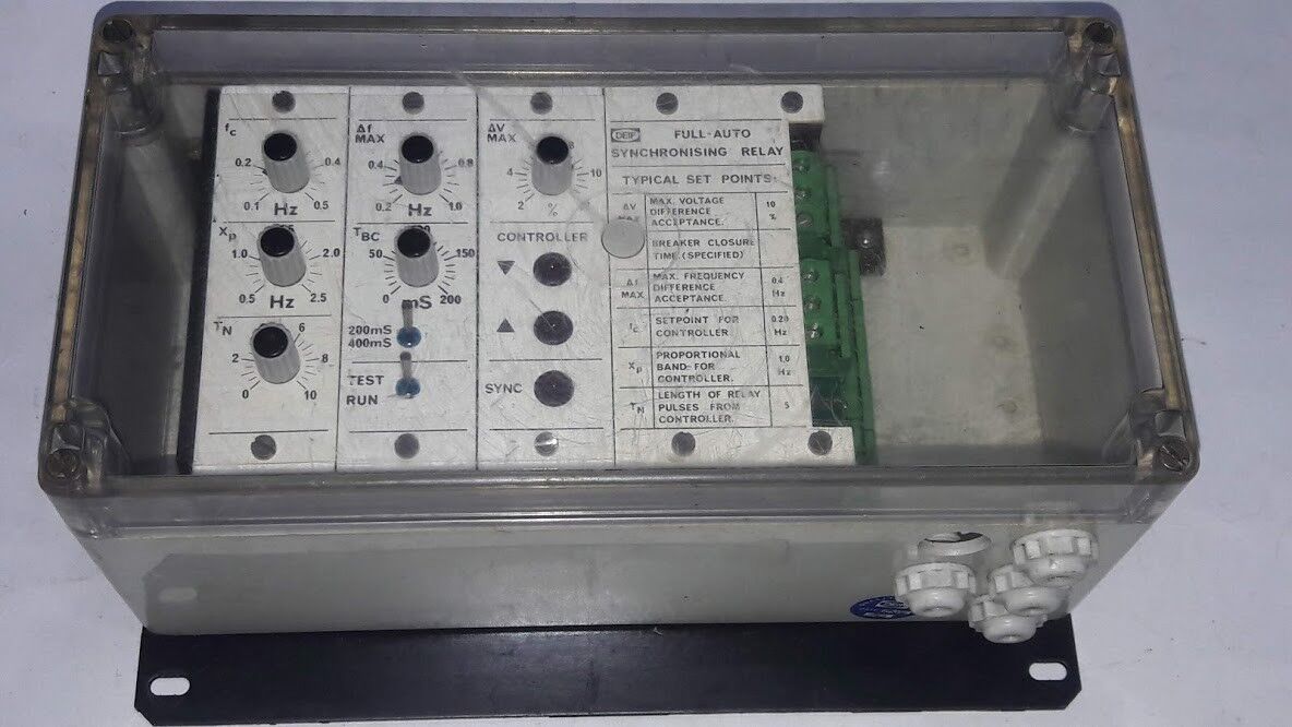 DEIF FULL-AUTO SYNCHRONISING RELAY 0102 Marine Store Spare - Image 8