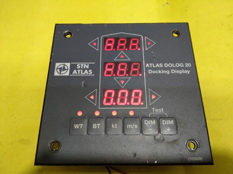STN Atlas Dolog 20 docking display consillum navigation 701152FE SD2-11 lindeber