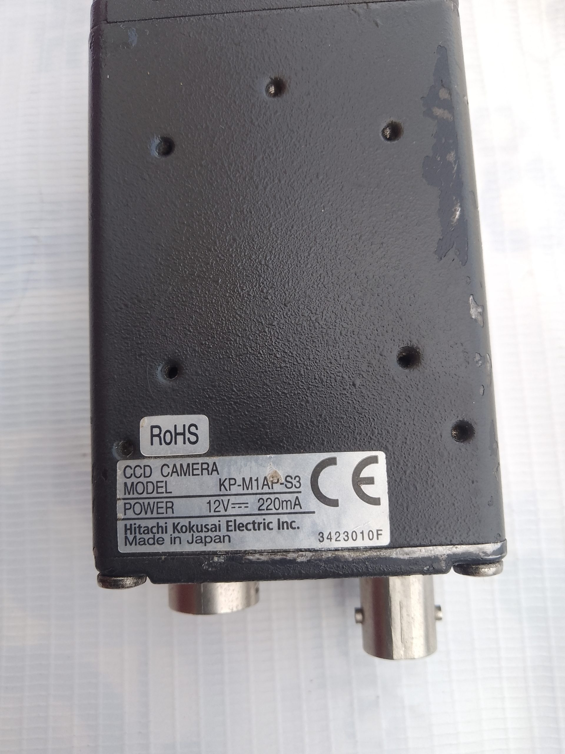 ASML 4022.486.03853 2/3" Monochrome CCD Camera KP-M1AP-S3 Machine Vision 752x582 - Image 3