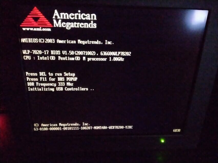 Tangent VITA7700F Industrial Panel Pc P/N LCDPC-036 Ver. 4.0.22 WLP-7820-17