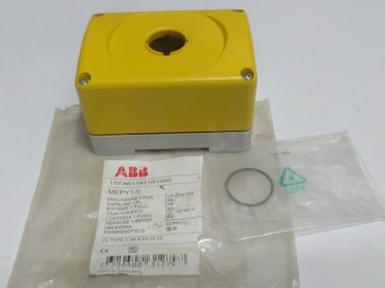ABB 1SFA611821R1000 MODULAR ENCLOSURE 1 HOLE YELLOW