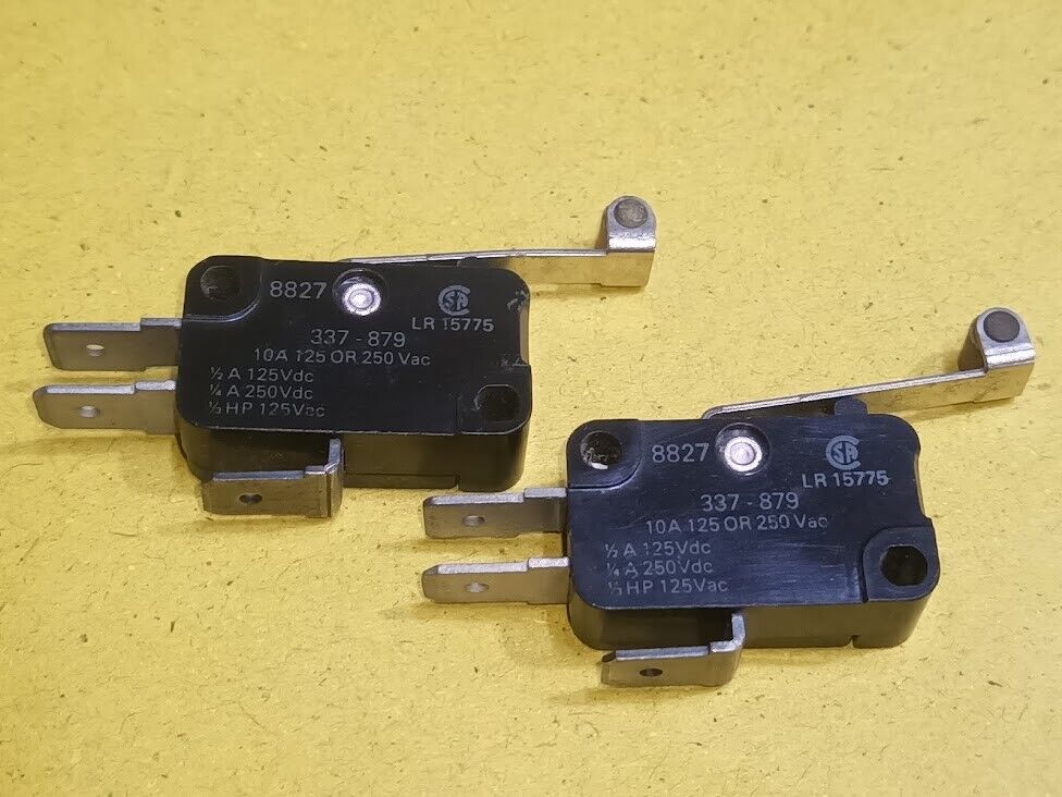 Rocker Switch 10A 125VAC Micro Limit Switch with Hinge Roller Momentary 337-879 - Image 2