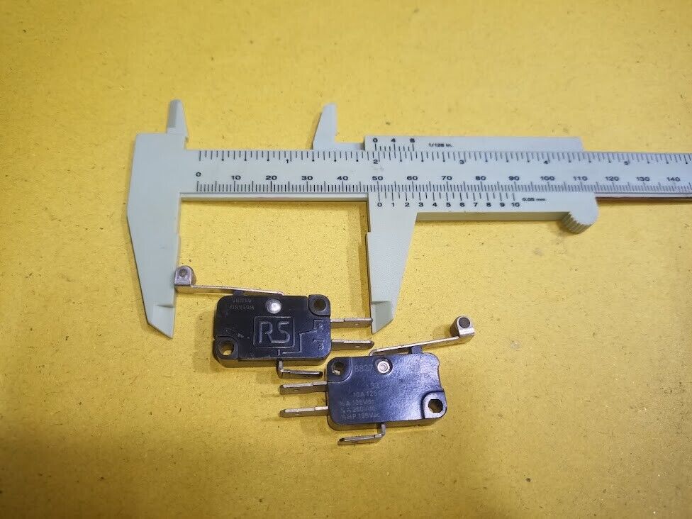 Rocker Switch 10A 125VAC Micro Limit Switch with Hinge Roller Momentary 337-879 - Image 4