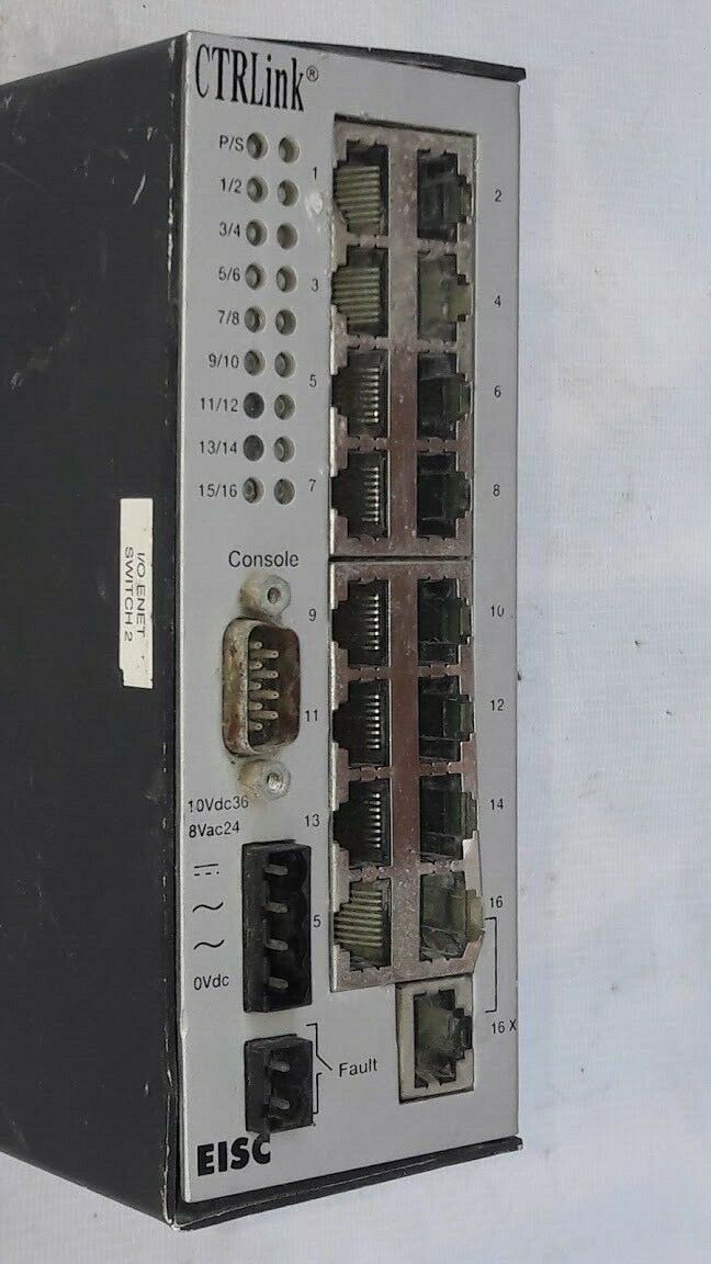 Contemporary Controls EISC16-100T CTRLink 16 Port Ethernet Switch EISC16100T