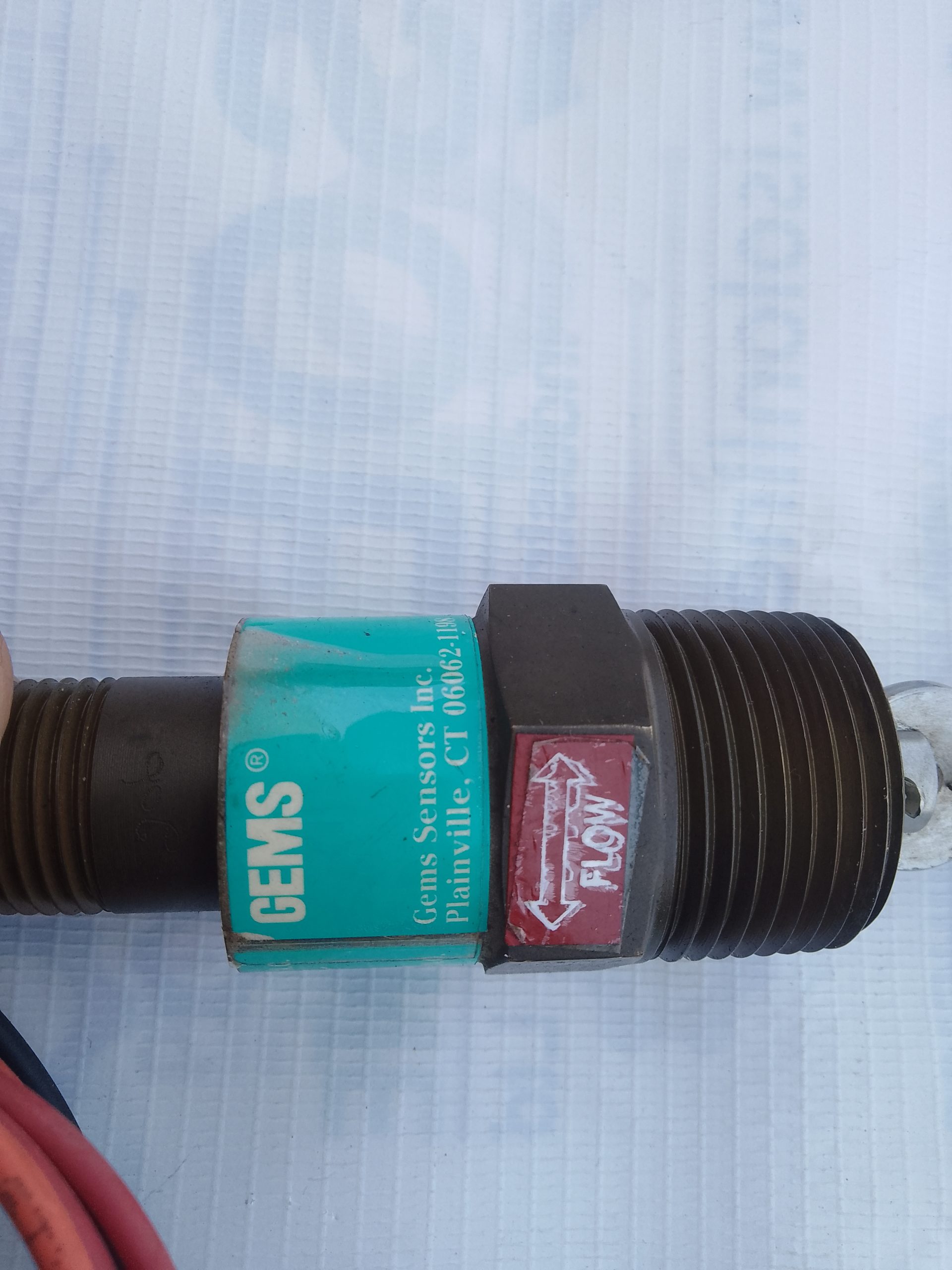 Gems FS-550 Metal Paddle Flow Switch 29609 High Pressure Pilot Duty 20VA 240VAC - Image 7