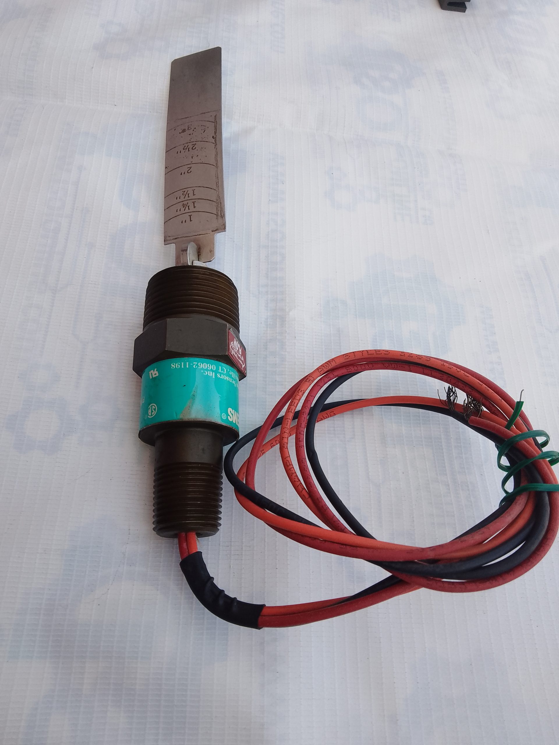 Gems FS-550 Metal Paddle Flow Switch 29609 High Pressure Pilot Duty 20VA 240VAC - Image 8