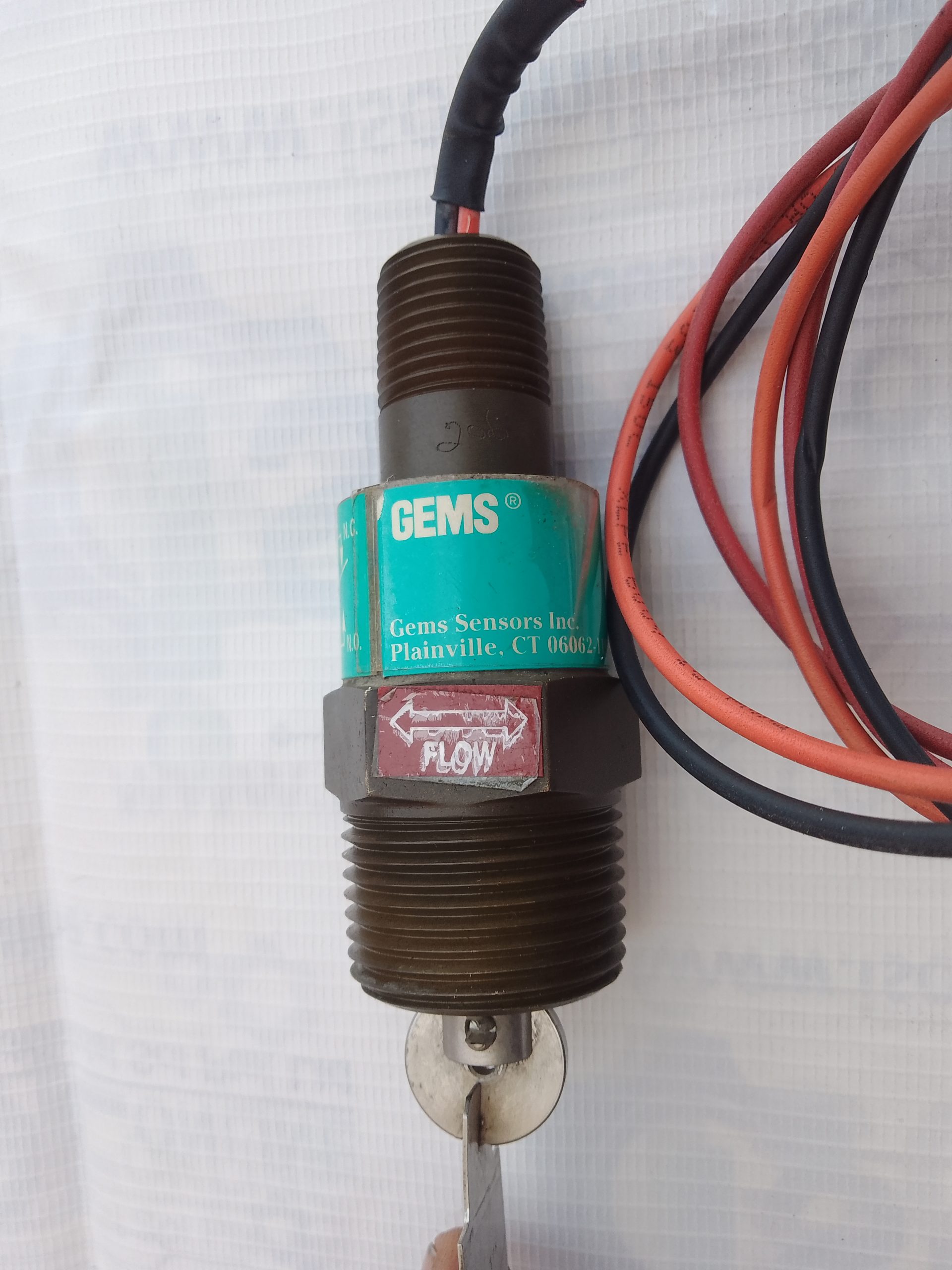 Gems FS-550 Metal Paddle Flow Switch 29609 High Pressure Pilot Duty 20VA 240VAC - Image 10