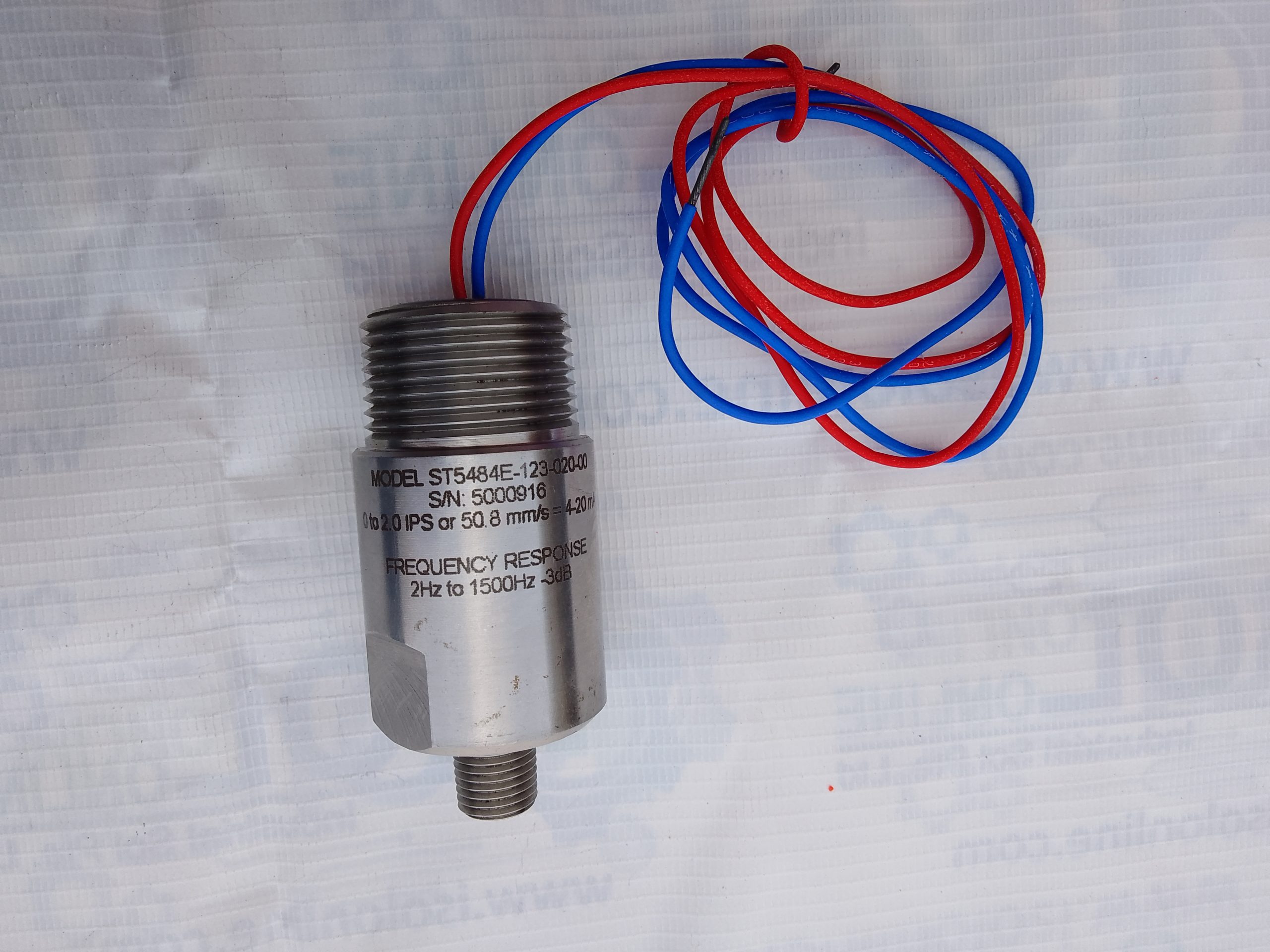 Metrix Instrument Co. ST5484E-123-020-00 Vibration Transmitter ST5484E12302000 - Image 2