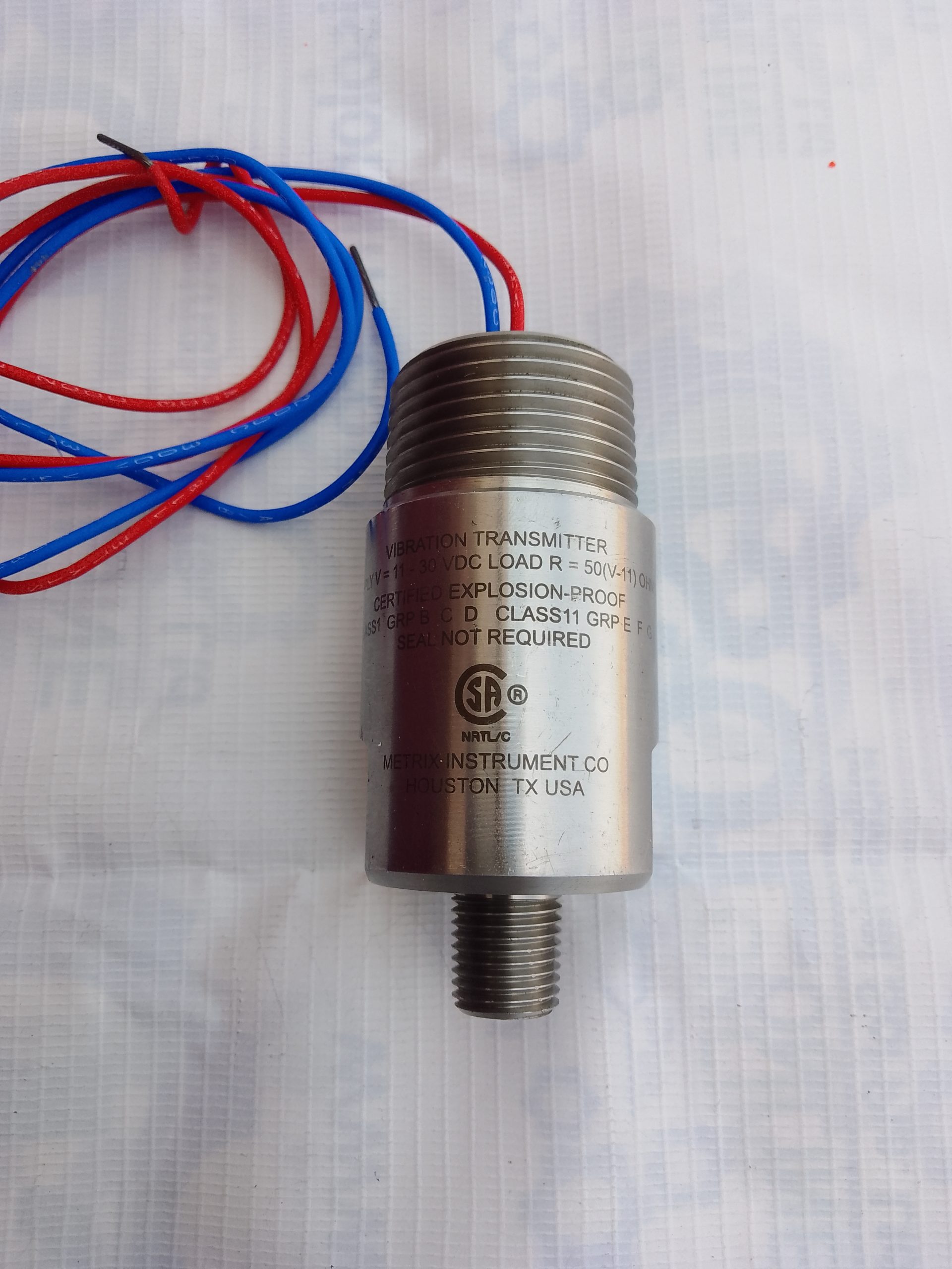 Metrix Instrument Co. ST5484E-123-020-00 Vibration Transmitter ST5484E12302000 - Image 5