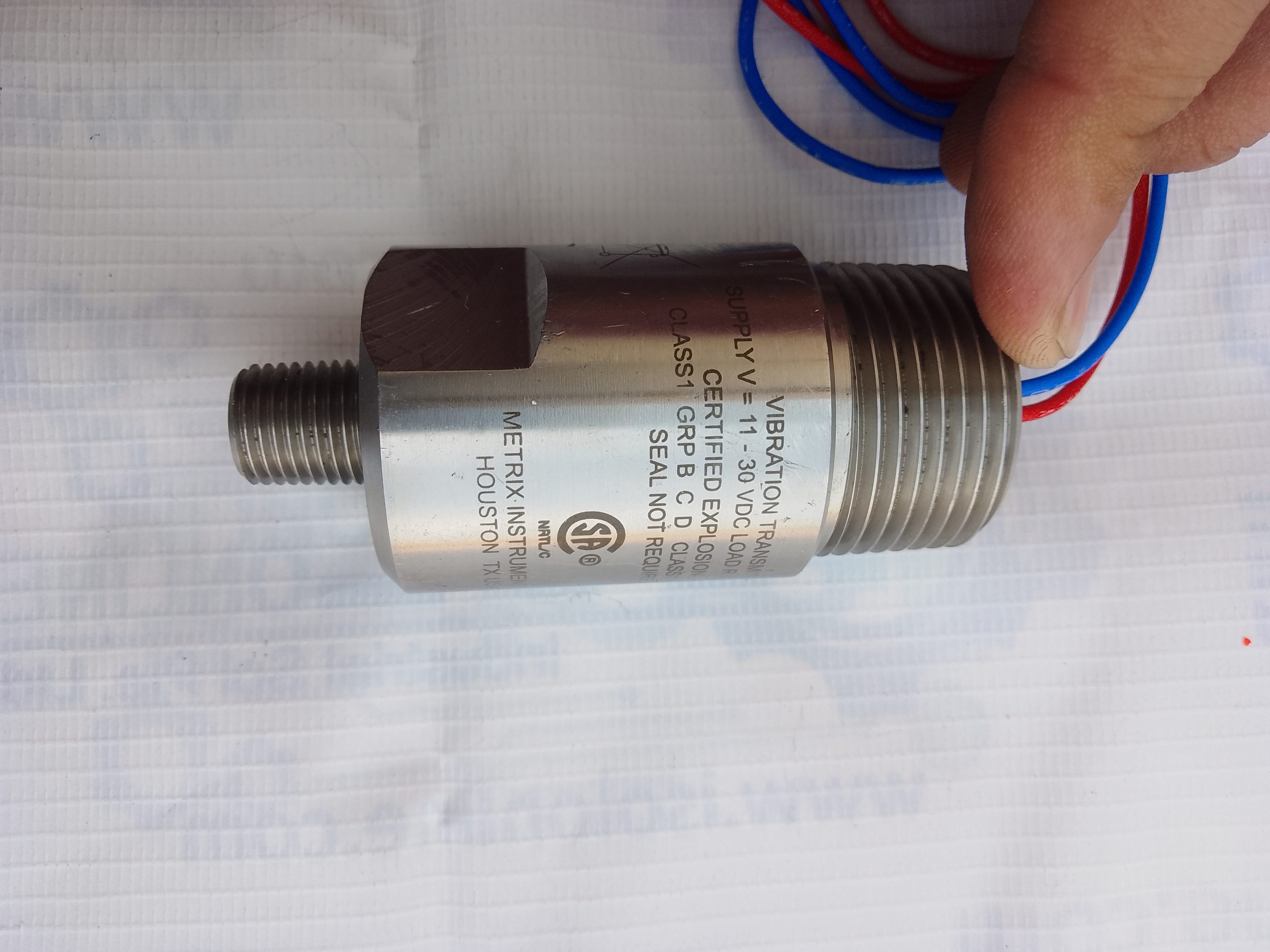 Metrix Instrument Co. ST5484E-123-020-00 Vibration Transmitter ST5484E12302000 - Image 6