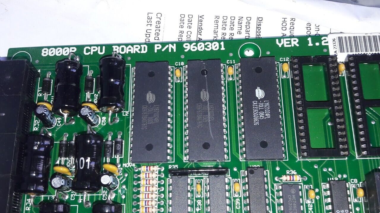 Bosch PCA-23326 TCU 8000P CPU Board Without Firmware P/n 960301 Ver 1.2 - Image 3