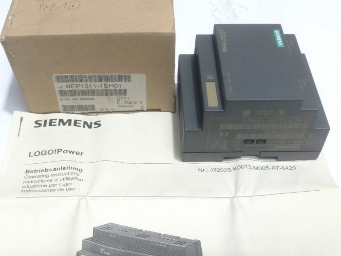 SIEMENS LOGO! Power 6EP1 311-1SH01 Power Supply Module – Oasismachinery