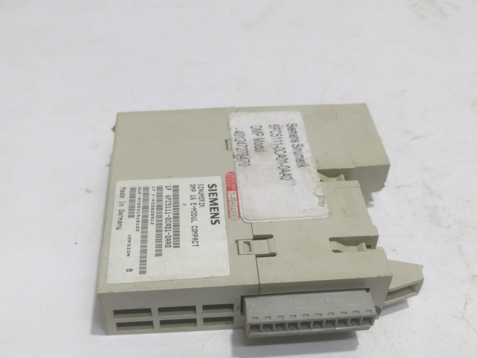 Siemens 6FC5111-0CA01-0AA0 DMP 16 E-Modul Compact Module Ver B - Image 12