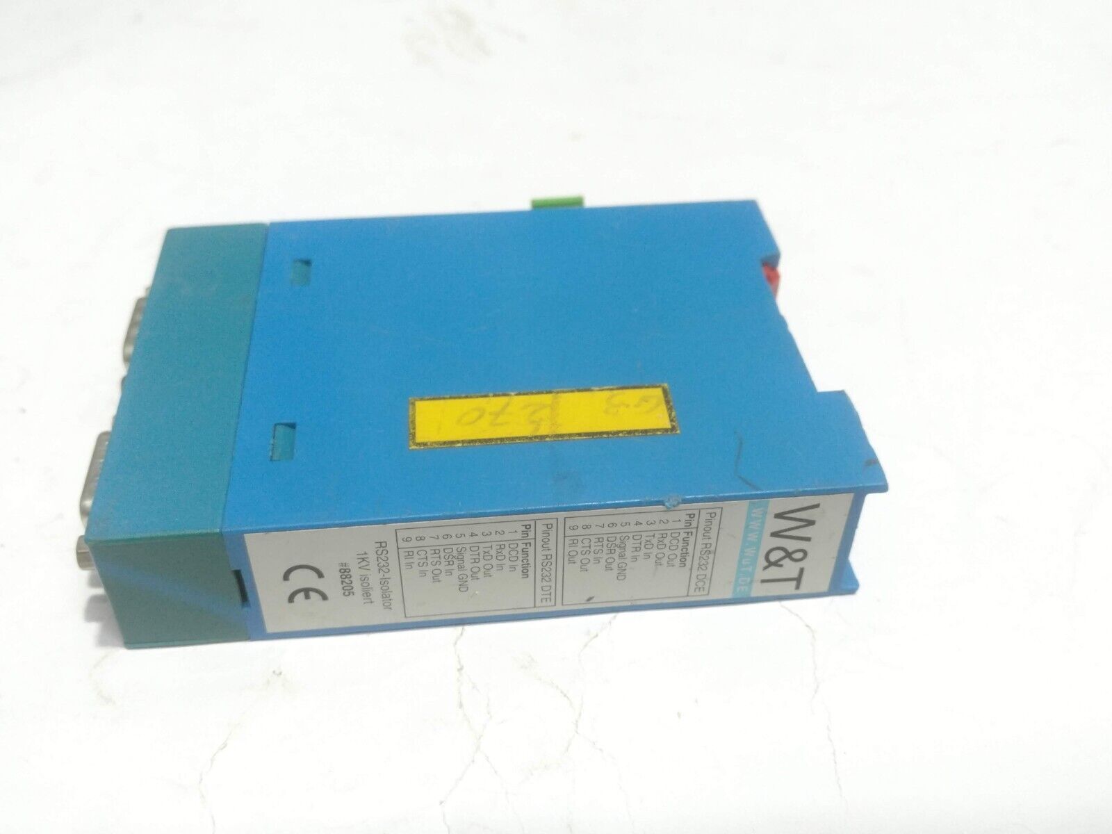 W&T 88205 RS232-Isolator 1 KV Isolated OK 76435 DIN rail housing - Image 5