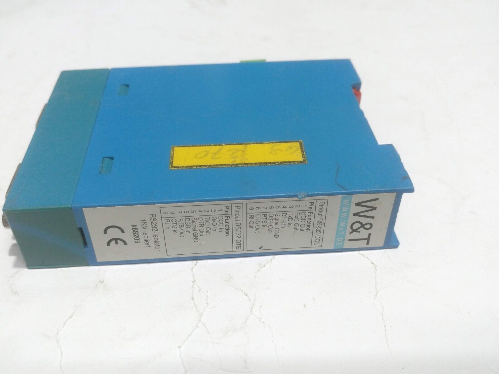 W&T 88205 RS232-Isolator 1 KV Isolated OK 76435 DIN rail housing - Image 6