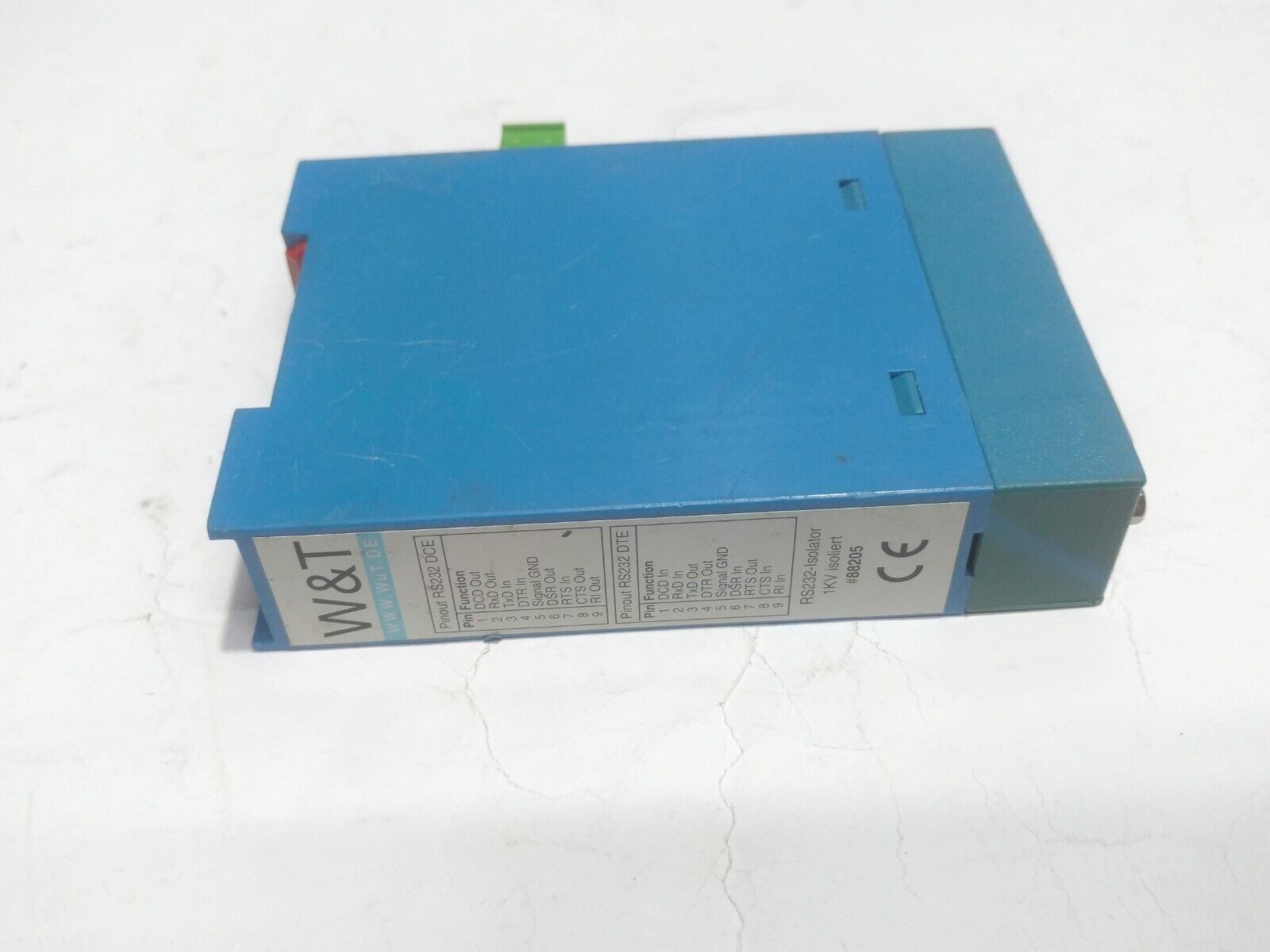 W&T 88205 RS232-Isolator 1 KV Isolated OK 76435 DIN rail housing - Image 9