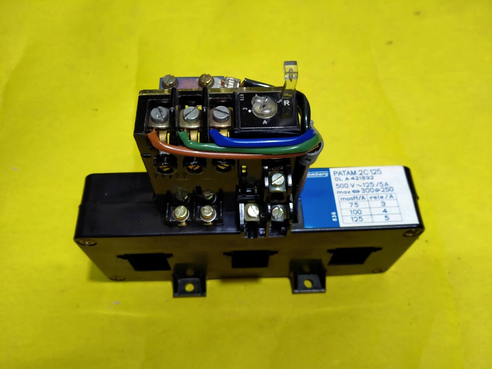 Stromberg PATAM 2C 125 0L A421892 500VAC CT 836 Lamp Relay Japan New - Image 4