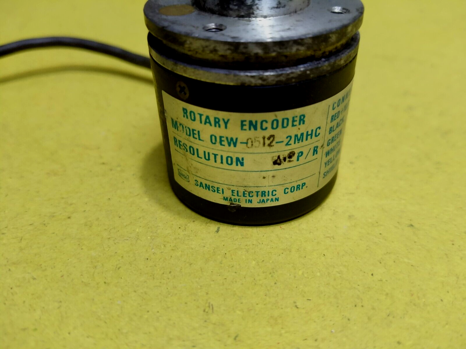 Sansei Electric OEW-0512-2MCH Rotary Encoder Made in japan - Image 3