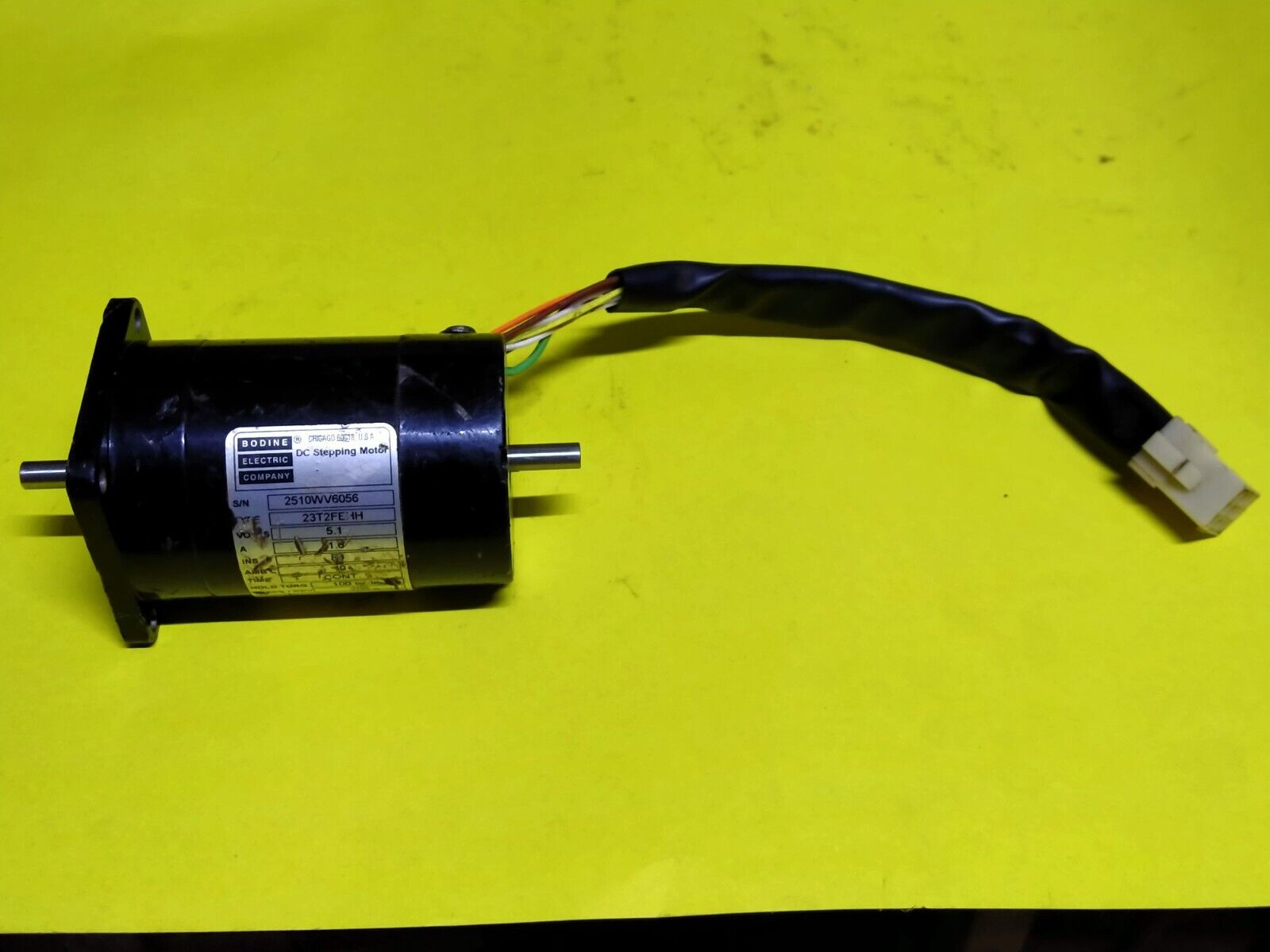Bodine Electric 23T2FEHH DC Stepping Motor 5VDC 1.6A INS F3 Bodine Motor - Image 3