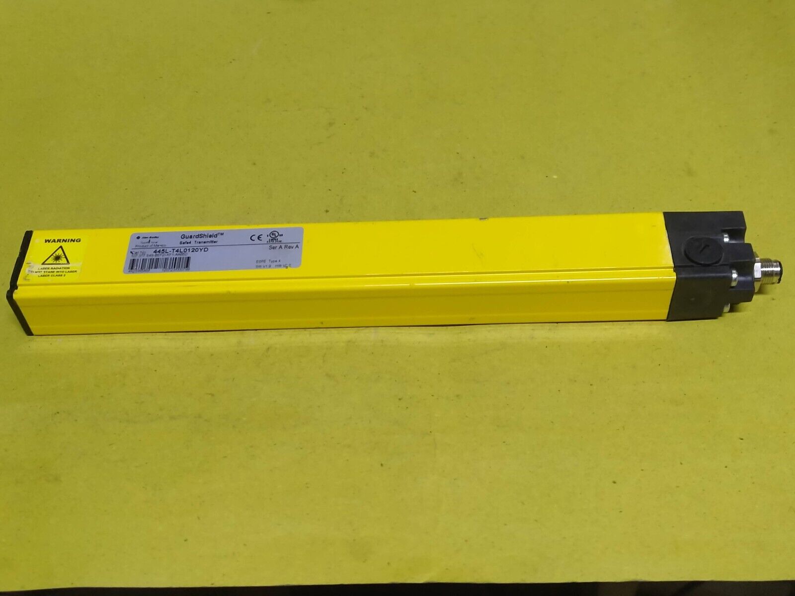 Allen-Bradley 445L-T4L0120YD GuardShield Safety Light Laser Alignment System - Image 9